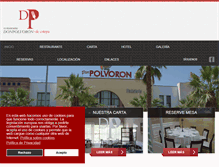Tablet Screenshot of hoteldonpolvorondeestepa.com
